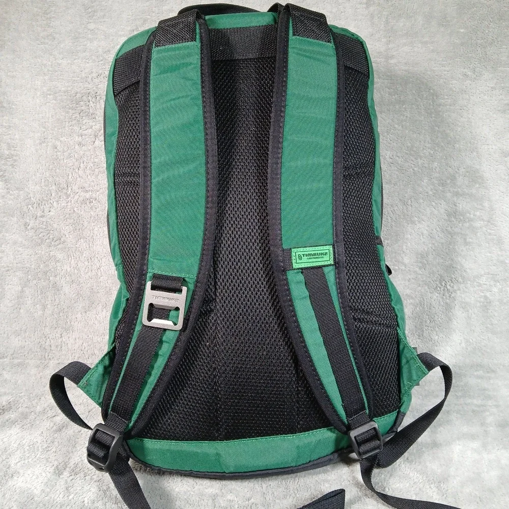 Timbuk2 Q Laptop Backpack Green Commuter Travel School Bag